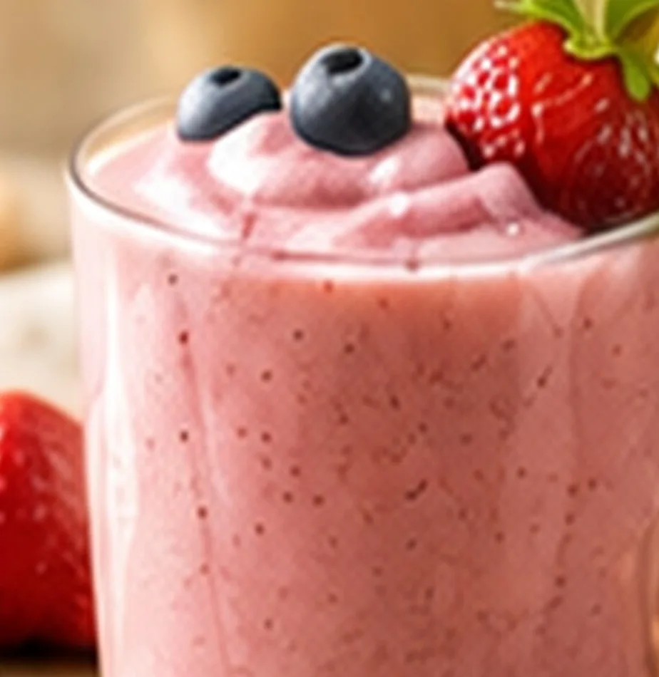 Batido de frutas, imagem ilustrativa